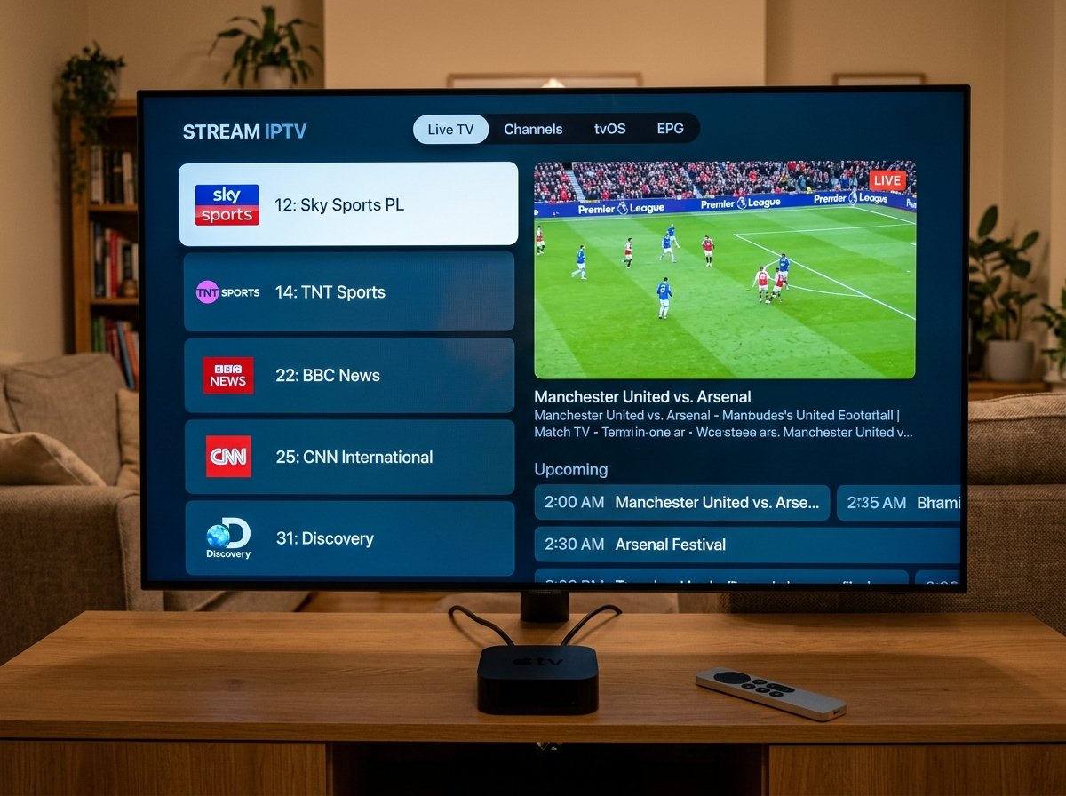 Free Trial IPTV service Apple TV