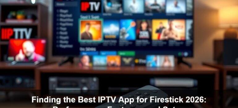 Finding the Best IPTV App for Firestick 2026: Performance, Features, and Setup